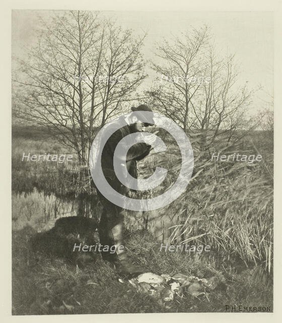 At the Covert Corner (Norfolk), c. 1883/87, printed 1888. Creator: Peter Henry Emerson.