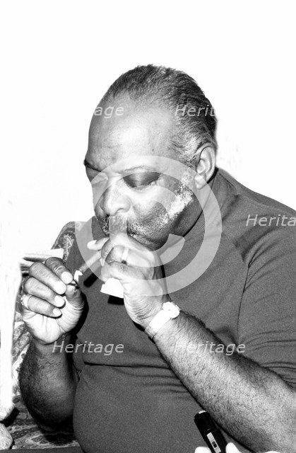 Count Basie, Churchill Hotel, London, 1973.   Artist: Brian O'Connor.