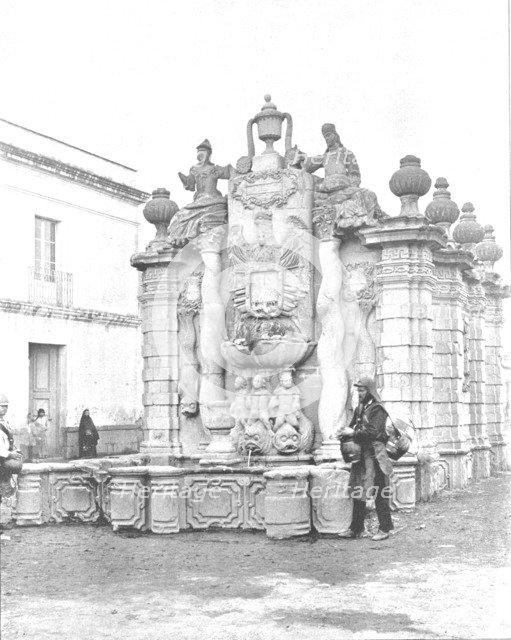 Fountain of the Falling Waters, Mexico City, Mexico, c1900.  Creator: Unknown.