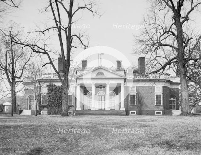 Monticello, the home of Thomas Jefferson, Charlottesville, Va., c1905. Creator: Unknown.