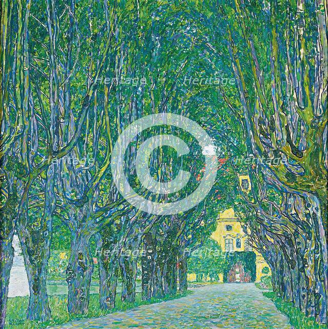 Avenue to Schloss Kammer, 1912. Creator: Gustav Klimt.