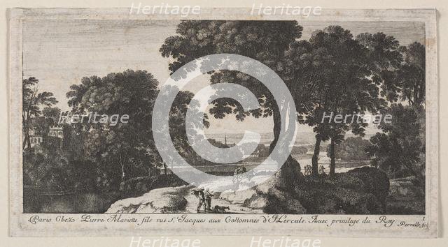 Landscape with Figures. Creator: Gabriel Perelle (French, c. 1603-1677).