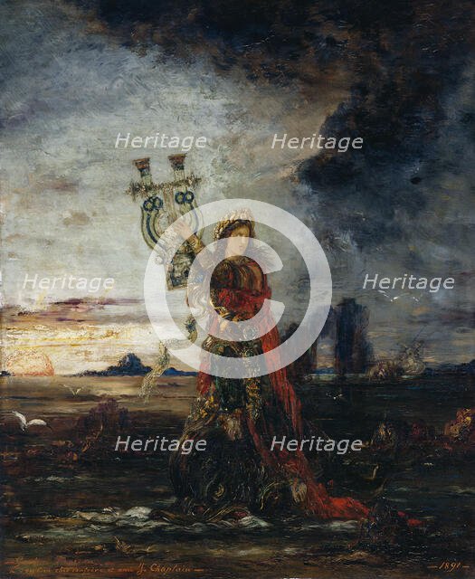 Arion, 1891. Creator: Gustave Moreau.