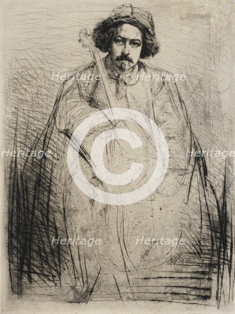 Becquet, 1859. Creator: James Abbott McNeill Whistler.