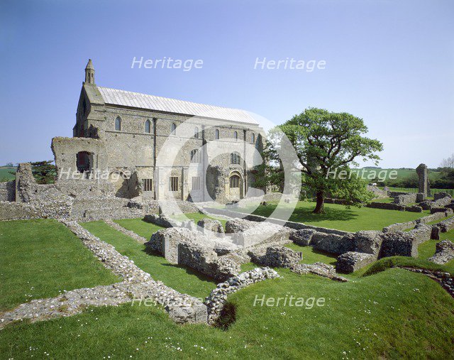 Binham Priory, Norfolk, c1980-c2017. Artist: Unknown.