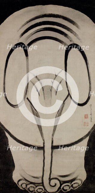 Elephant, Second Half of the 18th cen.. Creator: Jakuchu, Ito (1716-1800).