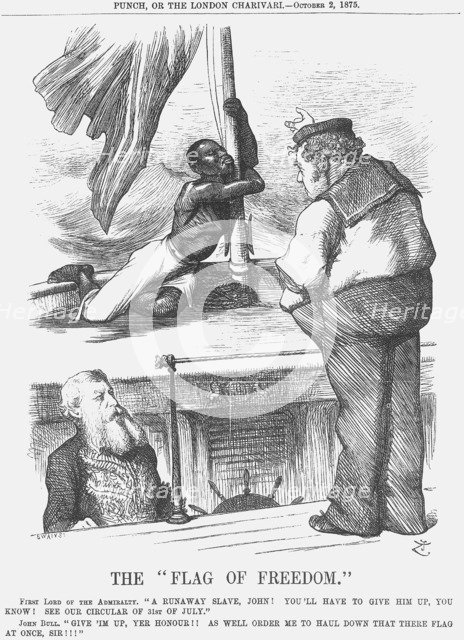 'The Flag of Freedom', 1875. Artist: Joseph Swain