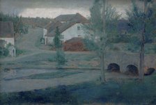 The Entrance to the Village, 1885. Creator: Khnopff, Fernand (1858-1921).