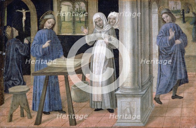 'Saint Benoît', c1480-1523. Artist: Ambrogio Bergognone