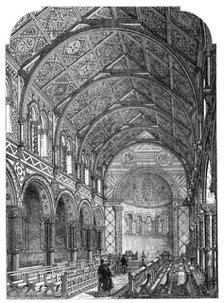 The Chapel of King's College, Strand, 1869. Creator: Unknown.