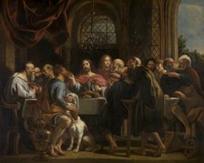 The Last Supper, 1654-1655. Creator: Jordaens, Jacob (1593-1678).