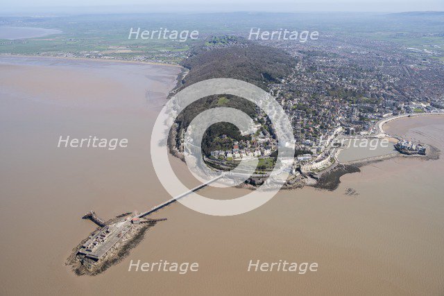 Weston Super Mare and Birnbeck Pier, Somerset, 2018. Creator: Historic England Staff Photographer.