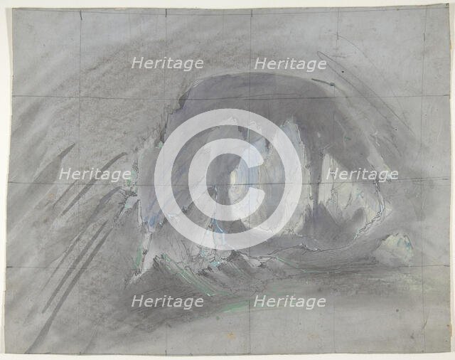 Design for a Stage Set at the Opéra, Paris, 1828-90. Creator: Eugene Ciceri.