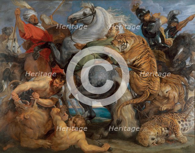 Tiger, Lion and Leopard Hunt.