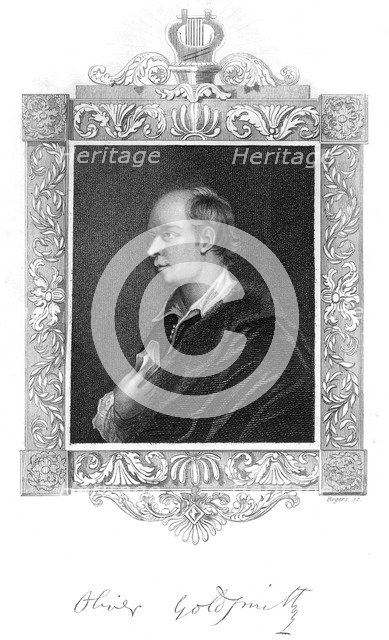 Oliver Goldsmith, Irish-born British playwright. Artist: Unknown