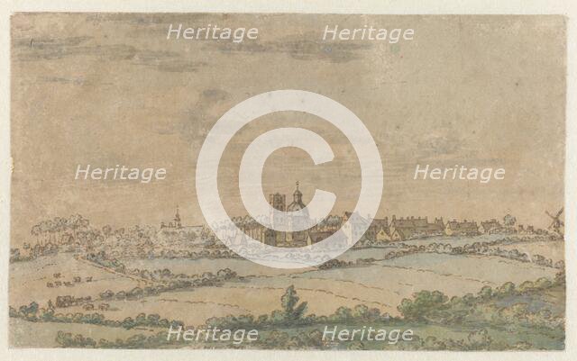 View of Scherpenheuvel, Flemish Brabant, c.1674. Creator: Josua de Grave.