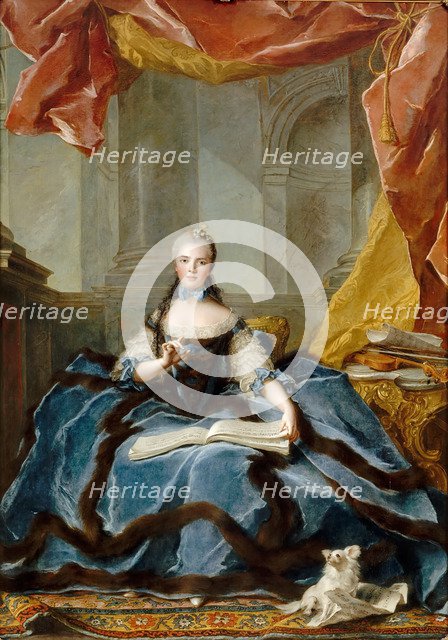 Princess Marie Adélaïde of France (1732-1800). Artist: Nattier, Jean-Marc (1685-1766)