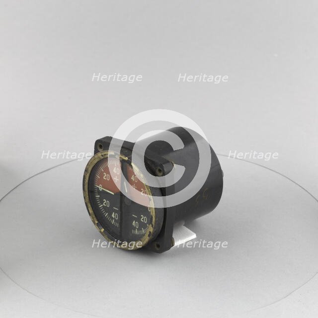 Indicator, Manifold Pressure, Japanese Navy, Type-2, Model-2, Dual. Creator: Tanaka Keiki Seisakusho.