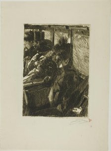 Omnibus, 1892. Creator: Anders Leonard Zorn.