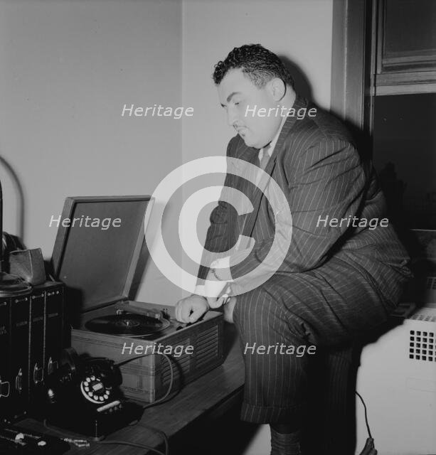 Portrait of Teddy Reig, New York, N.Y., 1946. Creator: William Paul Gottlieb.