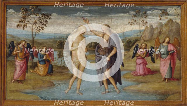 The Baptism of Christ, 1500/05. Creator: Perugino.