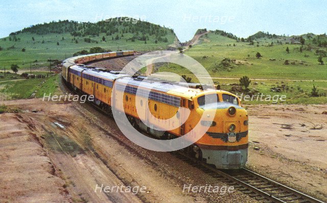 The Union Pacific train 'City of Los Angeles', 1956. Artist: Unknown