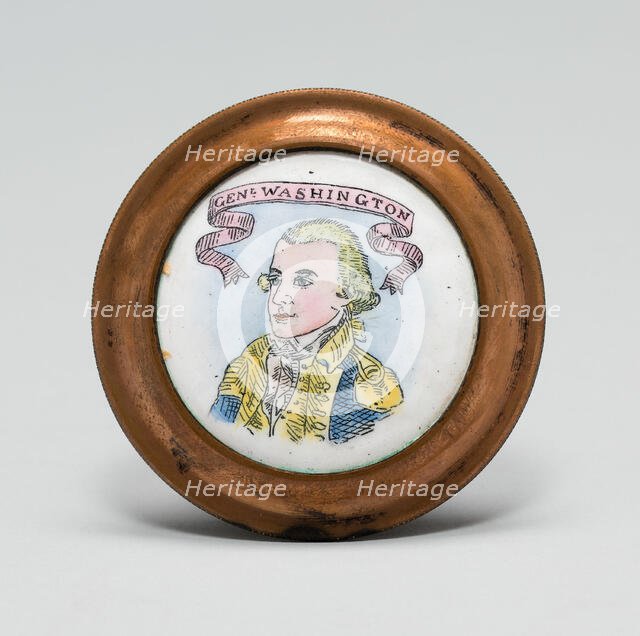 Cloak Pin (Knob or Tieback), England, c. 1780. Creator: Unknown.