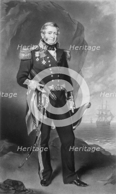 Naval officer, 19th century. Creator: Kirk & Sons of Cowes.