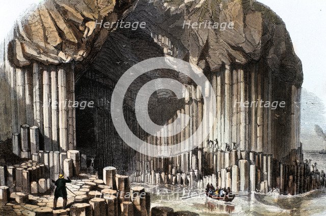 'Fingal's Cave', 1849. Artist: Unknown