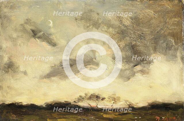 Evening Sun, 1882-1892. Creator: Rudolf Jurriaan Stephanus Haak.