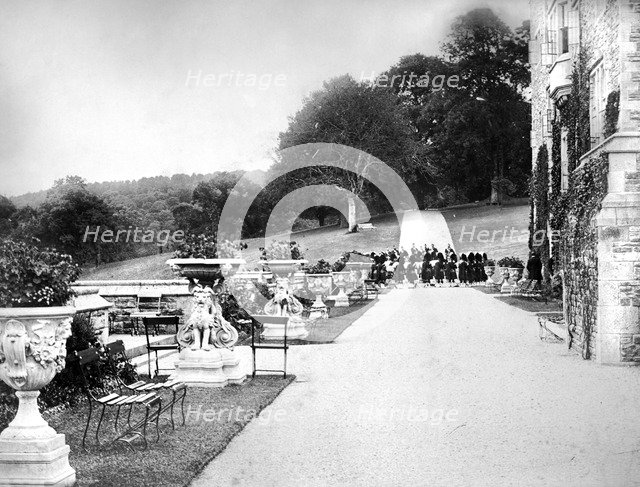Rear Garden, Flete, c1882. Artist: Unknown