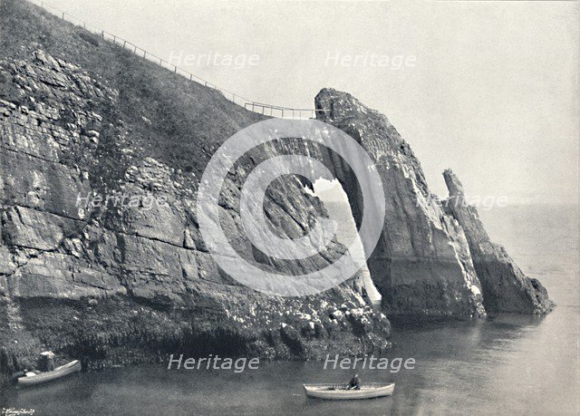 'Torquay - The Natural Arch (London Bridge)', 1895. Artist: Unknown.