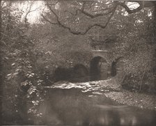 Brook and bridge in the New Forest, Hampshire, 1894. Creator: Unknown.