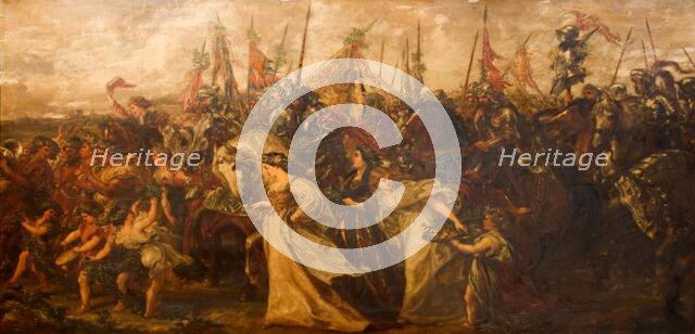 The Return Of The Victors, 1878-1879. Creator: Sir John Gilbert.