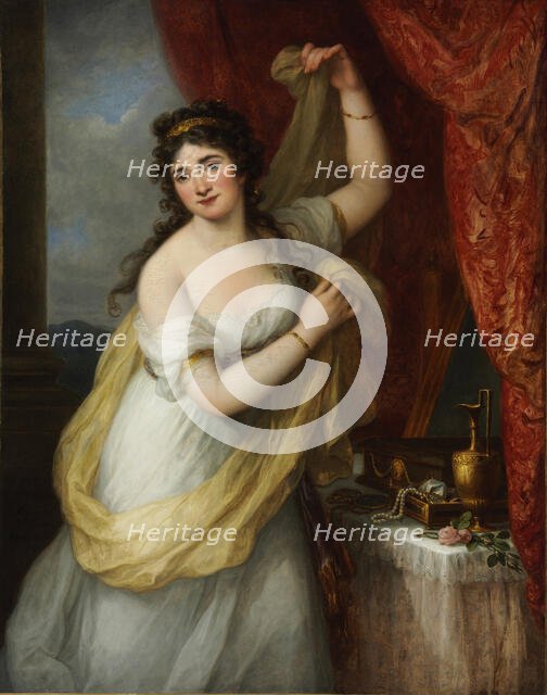 Portrait of a Women at Her Toilet, 1795. Creator: Kauffmann, Angelika (1741-1807).