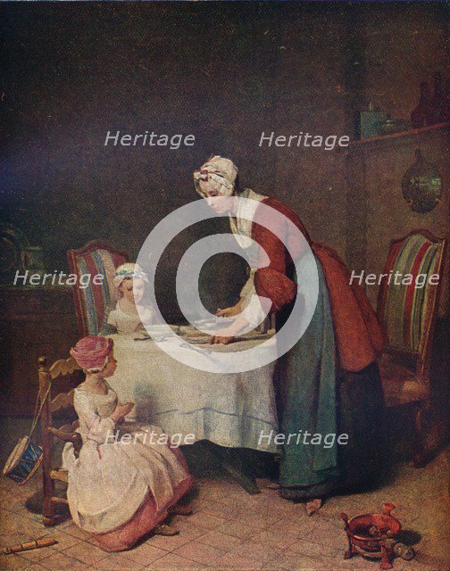 Le Benedicite (Grace before Meat), c1740. (1911). Artist: Jean-Simeon Chardin