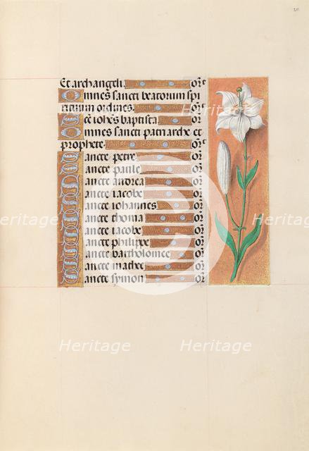 Hours of Queen Isabella the Catholic, Queen of Spain: Fol. 211r, c. 1500. Creator: Master of the First Prayerbook of Maximillian (Flemish, c. 1444-1519); Associates, and.