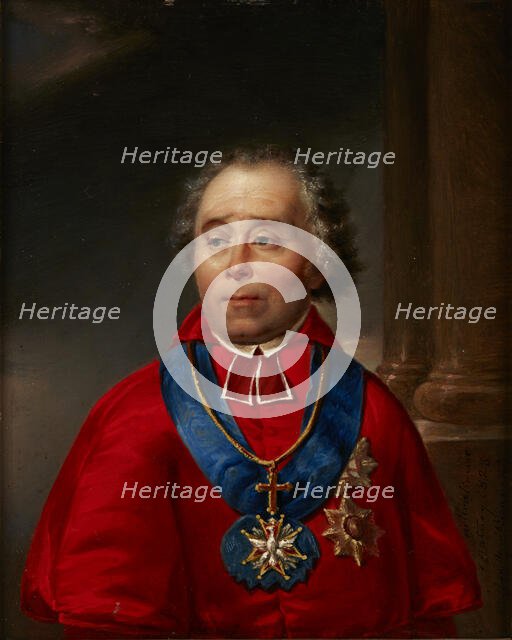 Portrait of Jan Pawel Woronicz, 1828. Creator: Jan Nepomucen Bizanski.