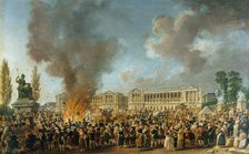 The Festival of Unity and Indivisibility on August 10, 1793, 1793. Creator: Demachy, Pierre-Antoine (1723-1807).
