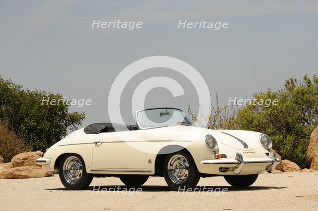 Porsche 356 1600 Super 1960. Artist: Simon Clay.