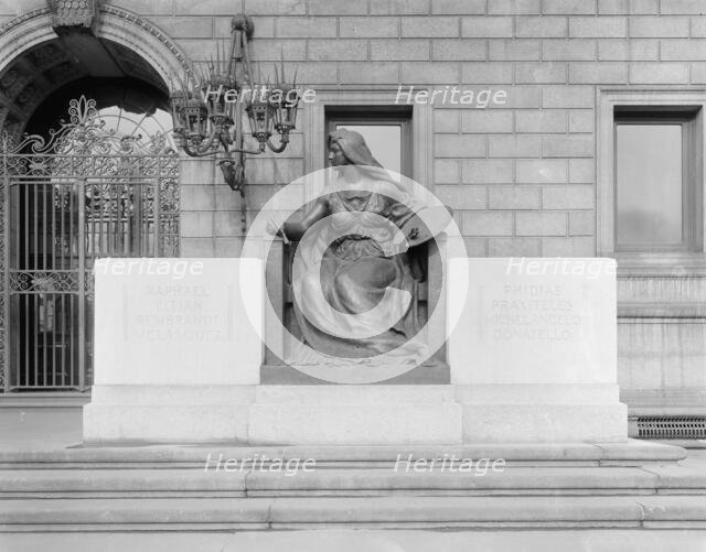 Art, Bela L. Pratt, Boston Public Library, c.between 1910 and 1920. Creator: Unknown.