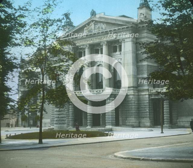 The National Theatre, Christiania, (Oslo), Norway, late 19th-early 20th century.  Creator: Unknown.