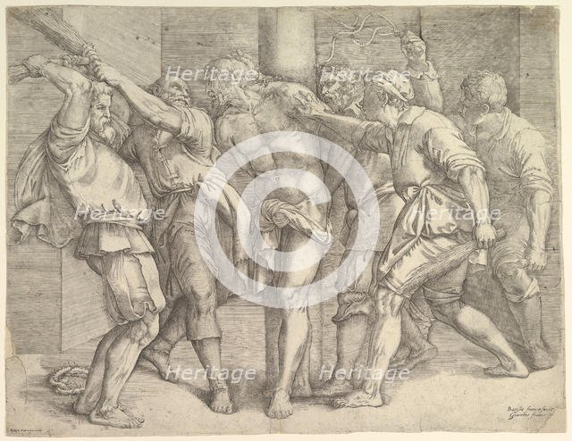 The Flagellation, ca. 1552-61. Creator: Battista Franco Veneziano.