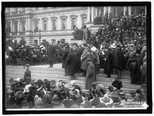 Crowd On Steps Of State, War & Navy Building, Washington, D.C., between 1909 and 1914. Creator: Harris & Ewing.