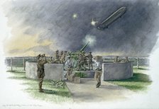 Lodge Hill Battery, Chatham, Kent, World War I, 1914-1918 (c2000s). Artist: Historic England Staff graphic artist.