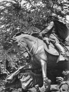 Ulysses S. Grant Memorial - Equestrian statues in Washington, D.C., between 1911 and 1942. Creator: Arnold Genthe.