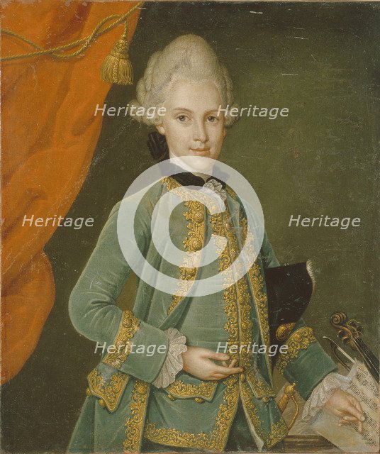 Portrait of Count Karl Gustav von Simolin (1715-1777). Artist: Schorer, Leonhard (1715-1777)