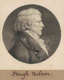 Francis Nelson, 1808. Creator: Charles Balthazar Julien Févret de Saint-Mémin.