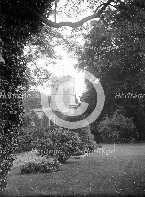 St Nicholas Church, Tackley, Oxfordshire, c1860-c1922. Artist: Henry Taunt