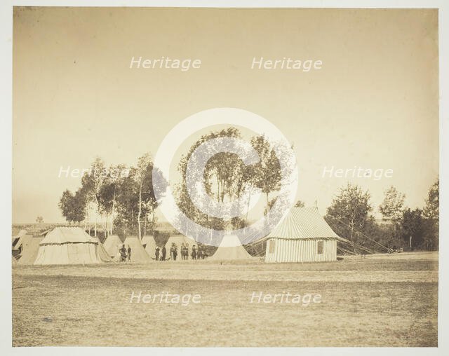 Untitled [officers], 1857.  Creator: Gustave Le Gray.